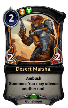 current Desert Marshal