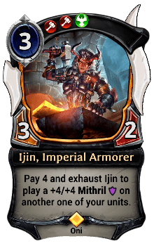 current Ijin, Imperial Armorer