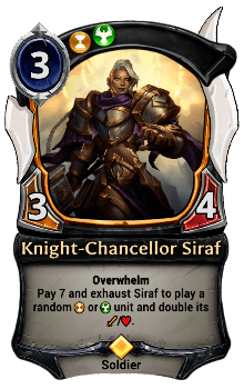 current Knight-Chancellor Siraf