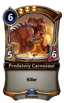 current Predatory Carnosaur