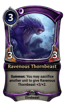 current Ravenous Thornbeast