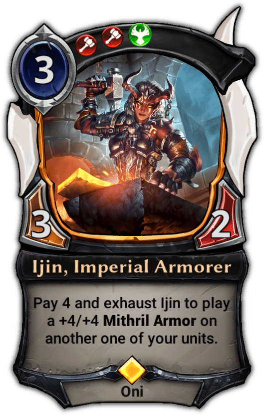 old Ijin, Imperial Armorer