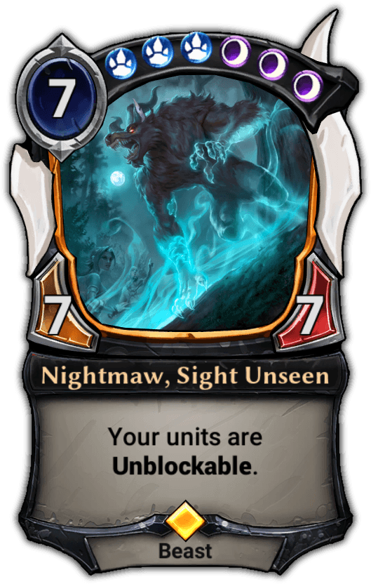 old Nightmaw, Sight Unseen