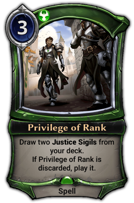 old Privilege of Rank