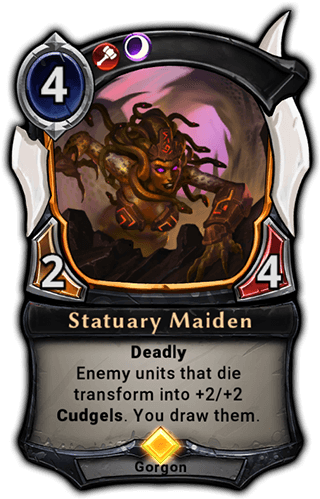 old Statuary Maiden