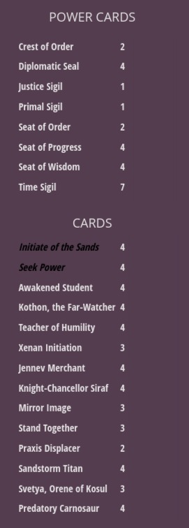 TJP Hatebears decklist Decklist