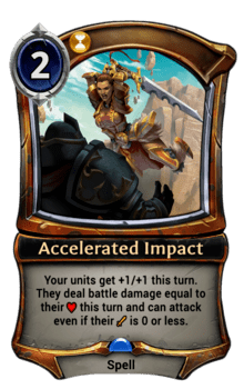 Accelerated Impact