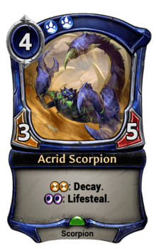 Acrid Scorpion