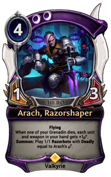 Arach, Razorshaper