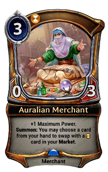 Auralian Merchant card