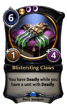 Blistersting Claws