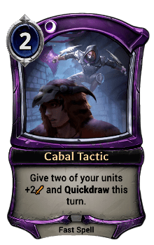 Cabal Tactic card