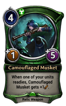 Camouflaged Musket