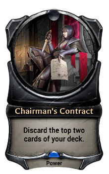 Chairman's Contract