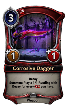 Corrosive Dagger