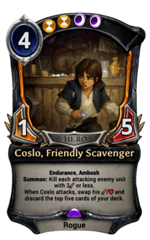 Coslo, Friendly Scavenger