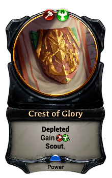 Crest of Glory card