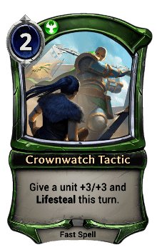 Crownwatch Tactic card