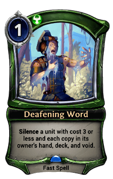 Deafening Word