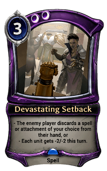 Devastating Setback