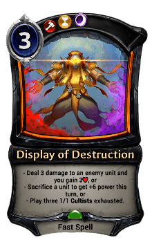 Display of Destruction