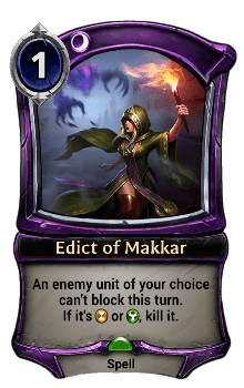 Edict of Makkar card