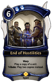 End of Hostilities