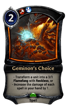 Geminon's Choice
