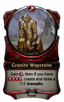 Granite Waystone card