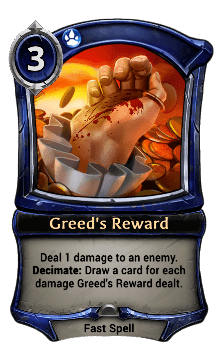 Greed's Reward