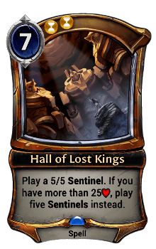 Hall of Lost Kings card