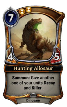 Hunting Allosaur