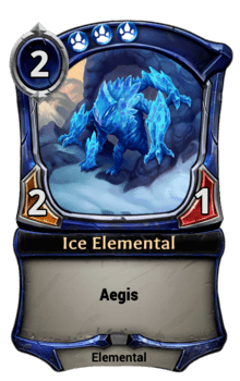Ice Elemental card