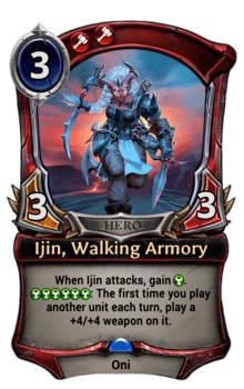 Ijin, Walking Armory