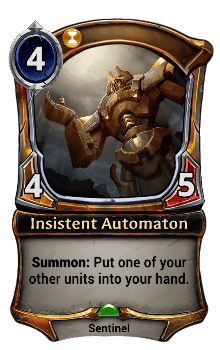 Insistent Automaton