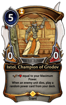 Ixtol, Champion of Grodov