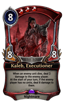 Kaleb, Executioner