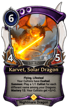 Karvet, Solar Dragon