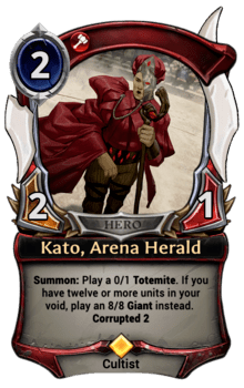 Kato, Arena Herald