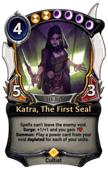 Katra, The First Seal