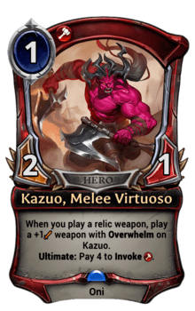 Kazuo, Melee Virtuoso