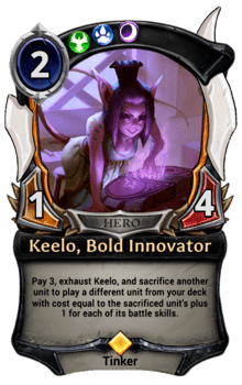 Keelo, Bold Innovator