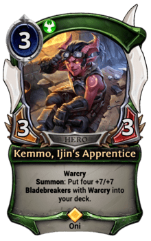 Kemmo, Ijin's Apprentice