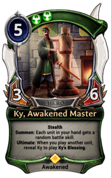 Ky, Awakened Master