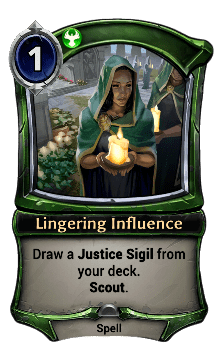 Lingering Influence card