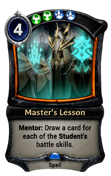 Master's Lesson