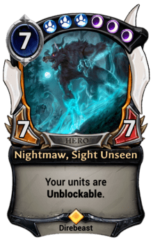 Nightmaw, Sight Unseen