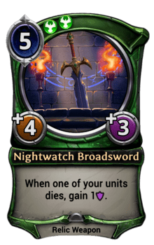 Nightwatch Broadsword