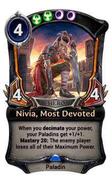 Nivia, Most Devoted