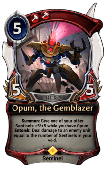 Opum, the Gemblazer